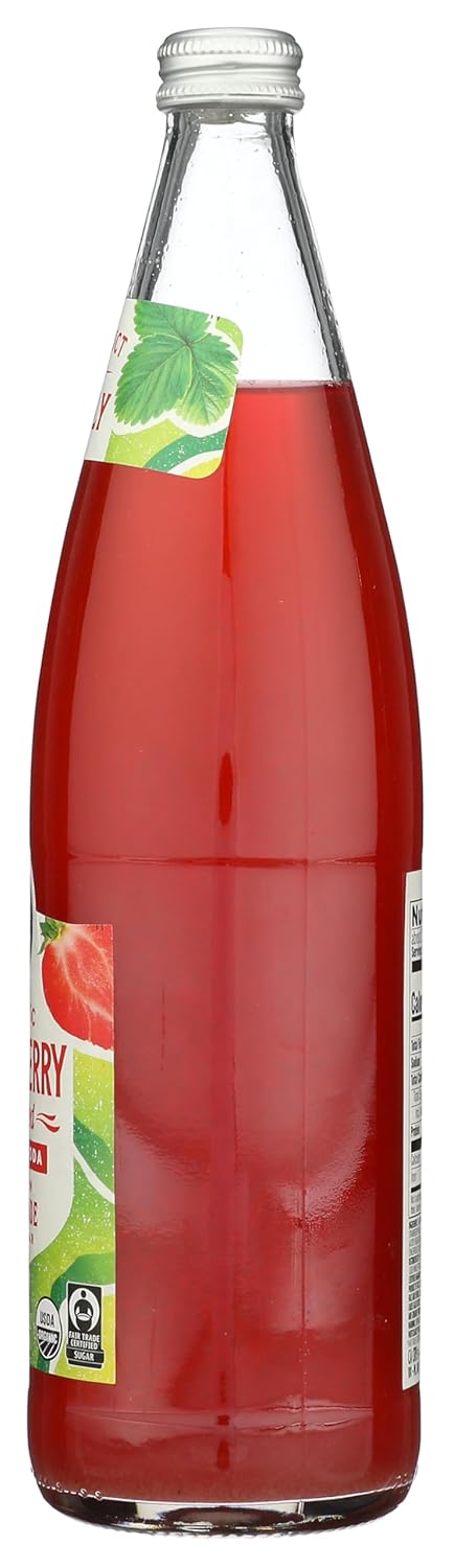 25.4 WHOLE FOODS MARKET Organic Strawberry Flavored Italian Soda, FZ