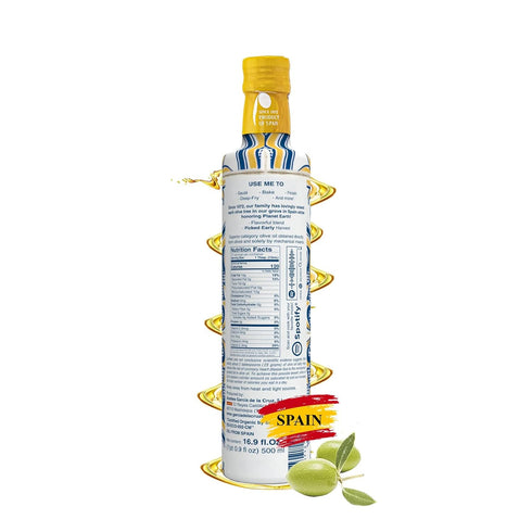 500 ml GARCA DE LA CRUZ - Organic Extra Virgin Olive Oil, Master Miller Premium Oil, Almond and Tomato Tones, Smooth