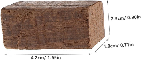 4pcs Mobestech Red Wine Brewing Wood Chips Cubes for Home Winemaking Flavor and Random Shape for Wine and Whiskey Aging