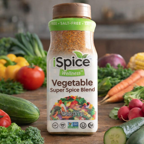 13.3 oz iSpice Blend| Vegetable Seasoning | | Mixed Spice & Seasoning | Bulk Size | Halal | Kosher