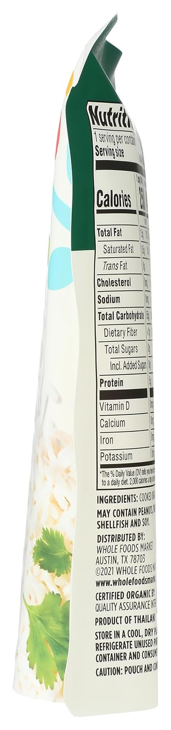 365 90-Second 9 by Whole Foods Market, Organic Jasmine Rice, Microwave in Pouch, Ounce