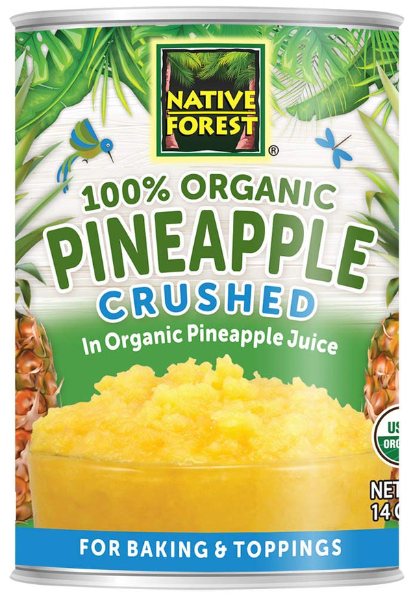 Native Forest Organic Crushed Pineapple - Crushed Pineapple Canned, Canned Pineapple Crushed,