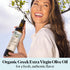 16.9 oz 100% Sky Organics - Organic Extra Virgin Olive Oil, fl - Cold Pressed & Unfiltered - Bright, Fresh, Authentic
