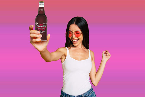 12 oz (12 Stewart's Wishniak Black Cherry Soda, fl Glass Bottles)