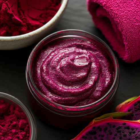 1 LB Indus Farms Red Dragon Fruit Powder (Pitaya Powder) Vibrant Pink Color for Smoothies, Drinks & Baking Fine