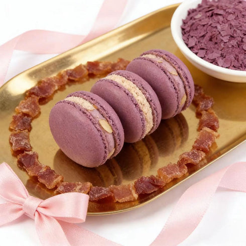 TIVVINK Flakes140g/4.93OZ,dried Purple Potato Purple Potato, Flakes Purple Potato, Sweet Potato Slices, Used for baking