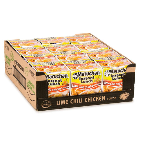 Maruchan Instant Lunch Ramen Noodles, Lime Chili Chicken Flavor Japanese-Style Instant Noodle
