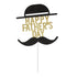 BinaryABC Happy Father's Day Cake Topper Cake Picks, 5Pcs Birthday Cake Decorations for Dad