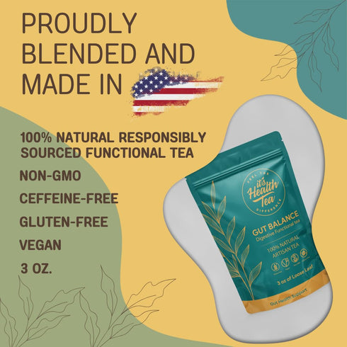 (35 Gut Balance Herbal Tea Supports Overall Gut Microbiome Health & Occasional Bloating Support | After-Meal Digestive