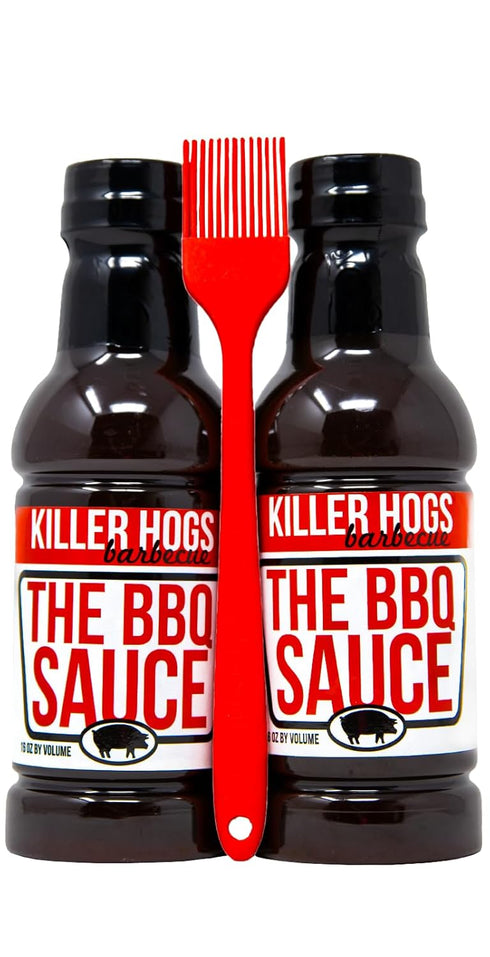 Killer Hogs The BBQ Sauce 2-Pack with Basting Brush | Championship Grill