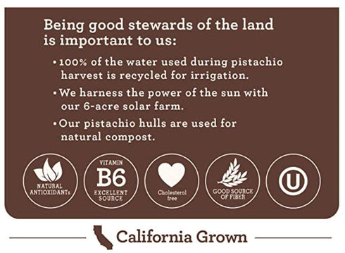 1LB Nichols Farms InShell California Pistachios, Healthy Protein Snack, Roasted with Sea Salt