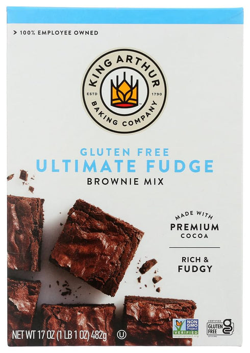 King Arthur Flour Dedicated Gluten Free Brownie Mix 17 oz (2 Pack)