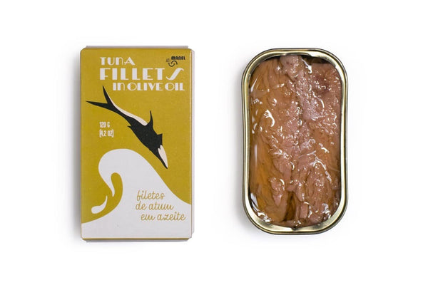 Ati Manel Portuguese Skipjack Tuna Fillets Canned in Olive Oil | Wild Caught, B