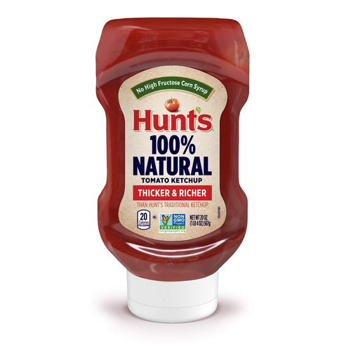 Hunts Best Ever Tomato Ketchup, 20-oz. Bottle (Pack of 12)
