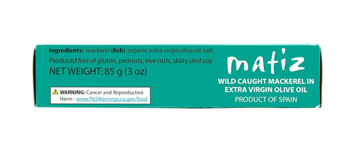 3 (5 Pack) Matiz Mackerel in Extra Virgin Olive Oil | Ounces | Spanish Natural Artisan Wild Caught Fish