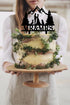 YzYbuaego Mountain Wedding Cake Topper, Mr & Mrs Cake Decorations for Forest Theme Outdoors Wedding