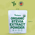 Organic Stevia Concentrated Powder, 125g, Pure Stevia Powder, Zero Calorie Sweetener, 846 Servings