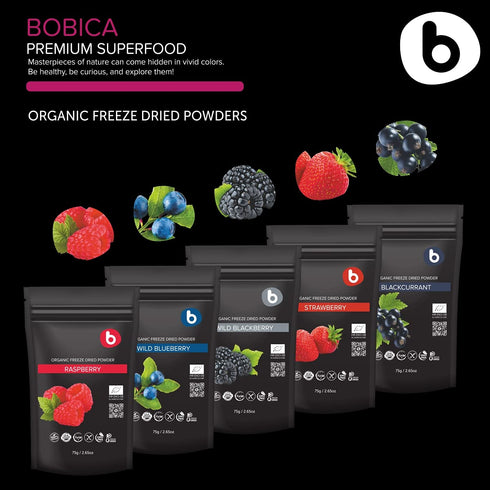 Organic Freeze Dried Strawberry Powder, 6oz, Rich in Fiber for Smoothies, Baking, and Flavoring