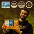 Pack 3,12 oz Roast-100% Mayorga Coffee Gift of bags-Cubano Roast Dark Roast, Mayan Blend Medium Roast, Muy Macho Bold
