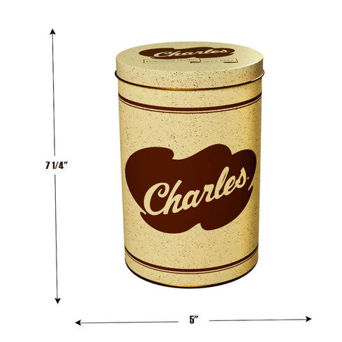 10oz 1942 Charles Chips Potato Sticks Tin Crispy Shoestring Potato Sticks in Iconic Recyclable Steel Tin | Gluten Free