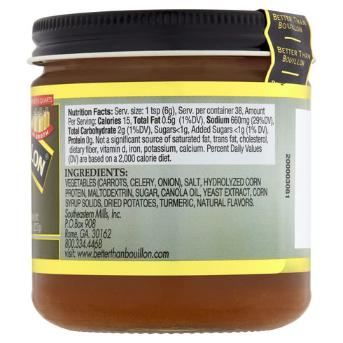 Pack, 1 1 8 (2 Better Than Bouillon Vegetarian Base Variety Jar of No Chicken Base & Jar of No Beef Base, Ounce Jars