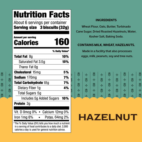 1 Pack Effie's Homemade Biscuits - Hazelnut