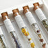 Set 5 Pack KKOKDAM Premium Flower Korean Tea Stick Gift - Handcrafted Blooming Herbal Tea Variety in Glass Tubes