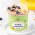 6 Pack Mylk Labs Apple Cinnamon Protein Oatmeal Cups, Whole Grain, Low Sugar, High Fiber Breakfast with Superfoods