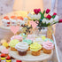 Donoter 48 Pcs He Asked She Said Yes Cupcake Toppers, Diamond Ring Heart Cake Picks for Wedding Party
