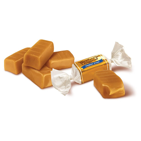Werther's Original 2.75 Oz (Pack 12) Chewy Sugar Free Caramel Candy, Bags