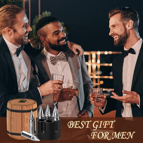 Gifts for Men Dad - Whiskey Stones, Unique Birthday Anniversary Christmas Gifts for Husband Boyfriend and Grandpa