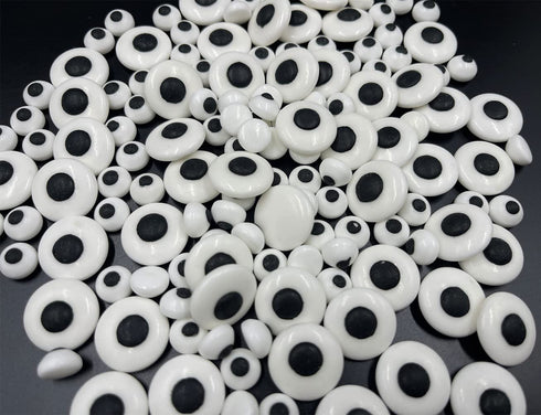 Christmas Sprinkles Mix, Edible Eyeball Decorations for Baking, Cupcake Toppers, and Ice Cream Toppings (130g/4.6oz).