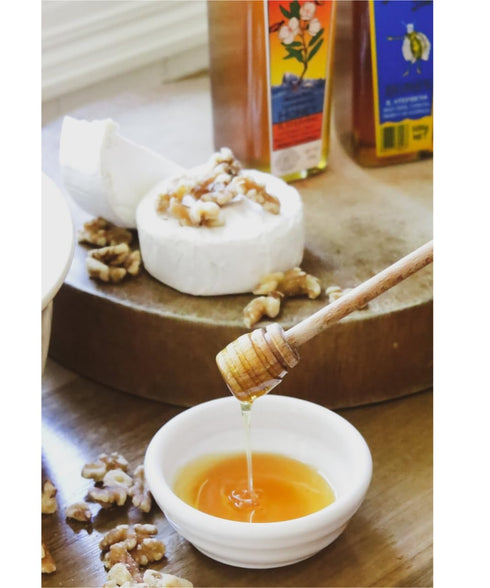 Golden Nectar Honey 500g Golden Nectar Organic Leatherwood Honey by R. Stephens Jar Product of Tasmania, Australia