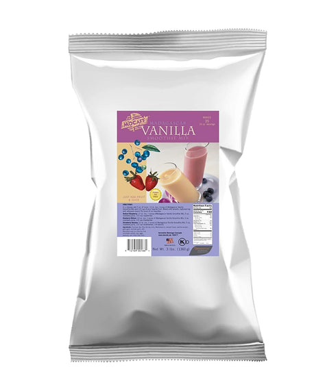 MOCAFE Vanilla Smoothie Mix, Madagascar Powder for Fruit Smoothies and Blended Ice