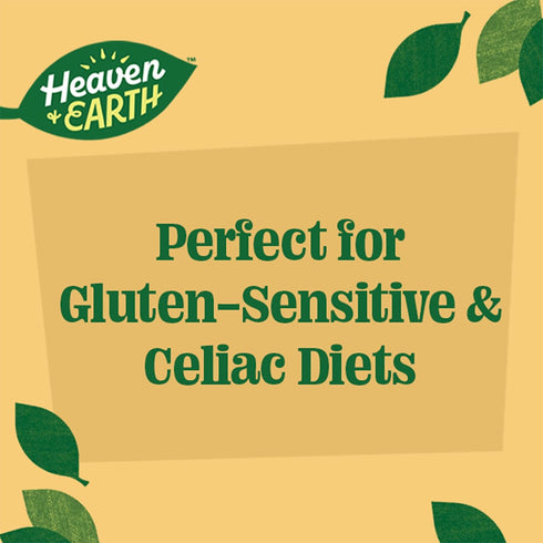 12oz (6 Pack) Heaven & Earth Brown Rice Pasta, Gluten Free Rotini, | Whole Grain | Gluten Free Pasta | Amazing Texure