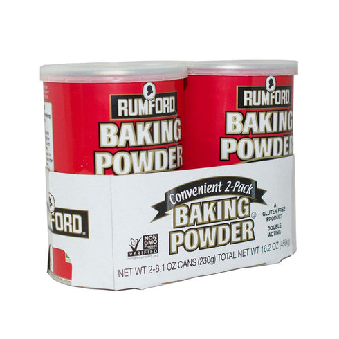 Rumford Baking Powder, 8.1 Ounce Pack of 2