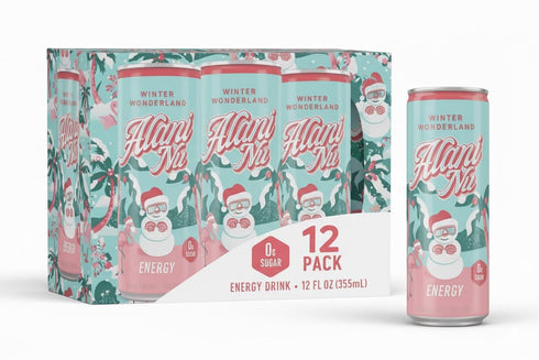 Generic Alani Winter Wonderland Energy Drinks, sugar free, low calorie energy drinks, 12