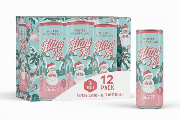 Generic Alani Winter Wonderland Energy Drinks, sugar free, low calorie energy drinks, 12