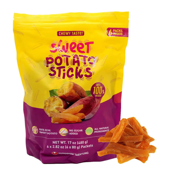 BOX OF LIFE Sweet Potato Sticks 17 oz (480g) / 6 x 2.82 oz (6