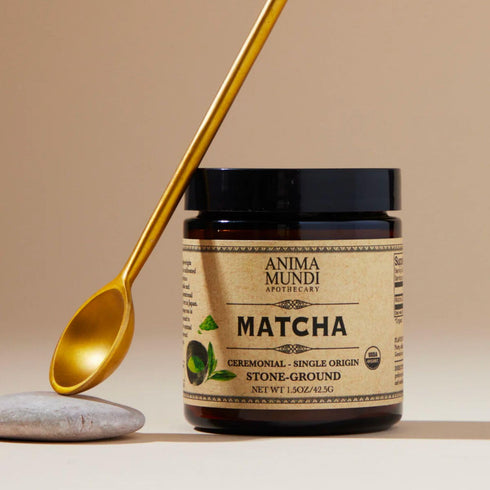(1.5oz) Anima Mundi Apothecary Matcha Powder - Japanese Single-Origin & Stone-Ground - Certified Organic, Ceremonial