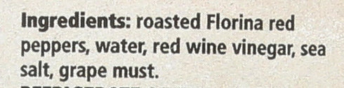 13 (Pack 6) Divina Roasted Sweet Red Peppers, Vegan, Ounces