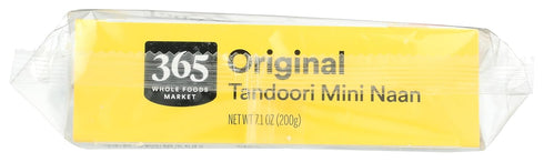 365 by Whole Foods Market 7.1 OZ Original Tandoori Mini Naan