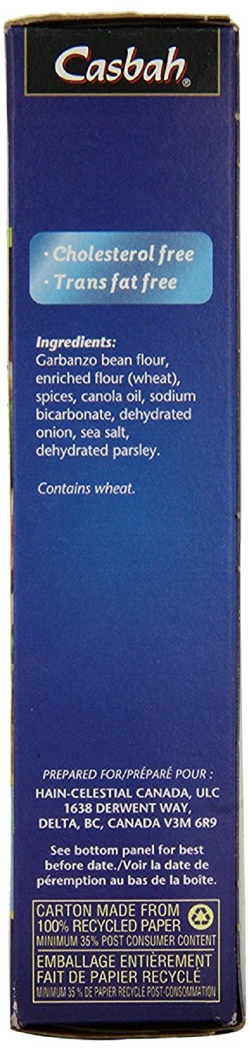 10 Casbah Authentic Grains, Falafel Chickpea Mix, Ounce