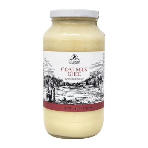 Mt. Capra Goat Milk Ghee | Grass-Fed Clarified Butter High in MCT