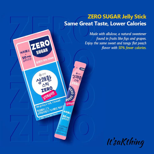 It'saKthing 18g*10 Easy Morning Jelly Stick, For better Morning, Before and after dirnk Alcohol Sticks_ Peach Flavor
