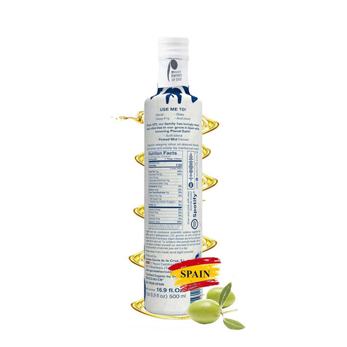 Organic Extra Virgin Olive Oil by Garcia de la Cruz, Mild Smooth Flavor for Everyday Use, Spanish Organic Olive Oil