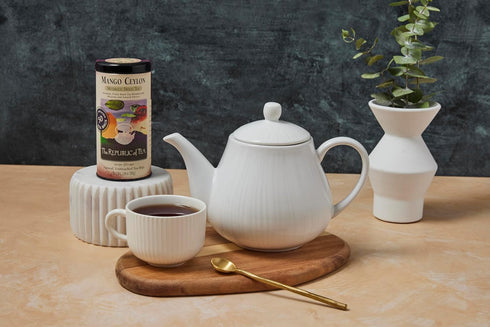 100 The Republic of Tea Mango Ceylon Black Tea, Metabolic Frolic Tea, Tea Bags