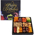 Package, (12 Happy Birthday Dried Fruit & Nuts Gift Basket Arrangement Platter, Gourmet Food Snack Box, Birthday Care