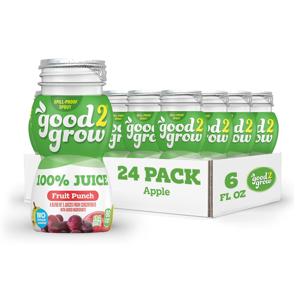 good2grow 100% Fruit Punch Flavored Juice for Kids - Juice Bottles Bulk