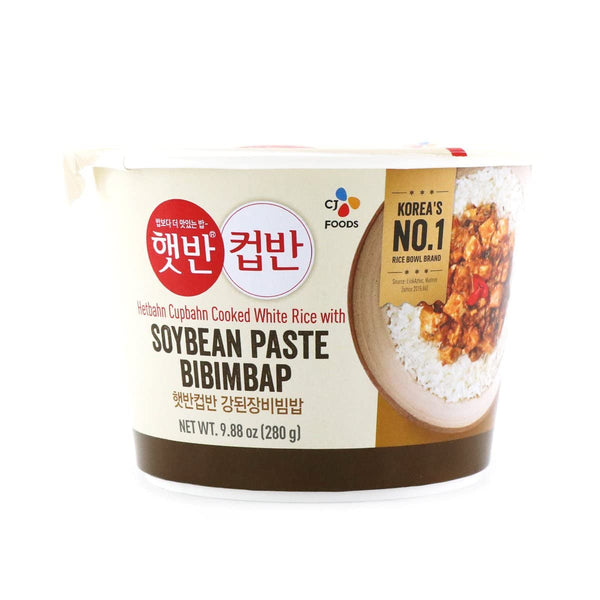 Korean Ginseng tea CJ Hetbahn Cupbahn Cooked White Rice with Soybean Paste Bibimbap 9.88oz (280g)